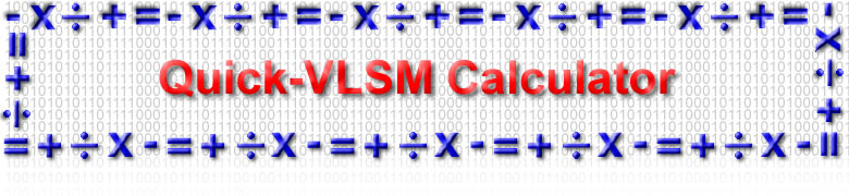 Quick-VLSM Calculator